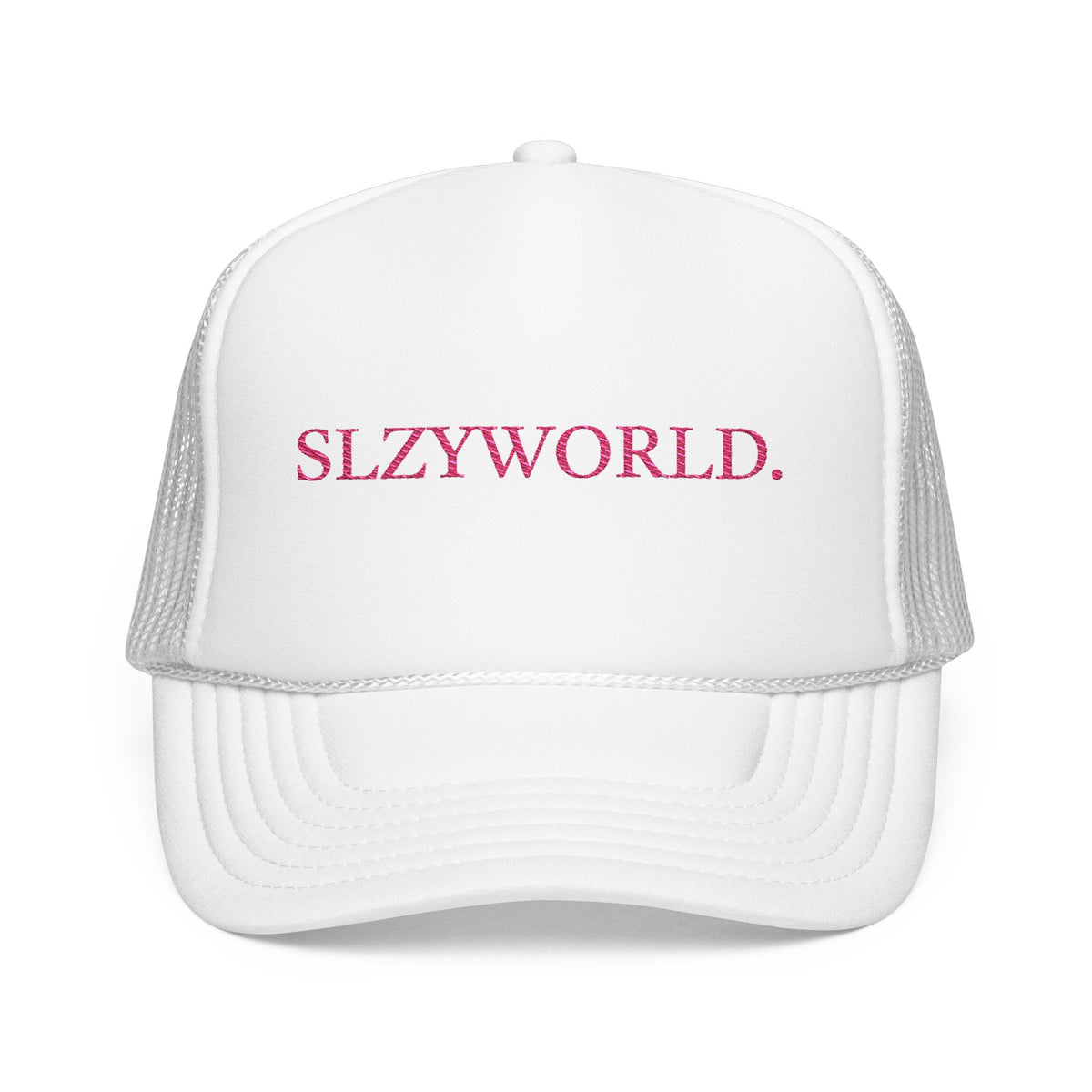 Foam Trucker Hat - Baby Pink/ Hot Pink